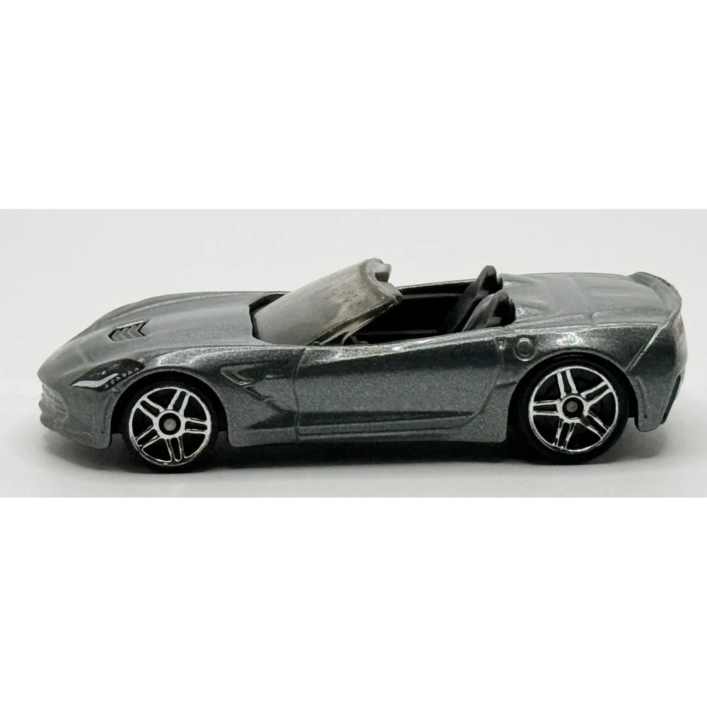 Hot Wheels Dark‎ Grey Metallic '14 Corvette Stingray Convertible Loose 1:64 2013